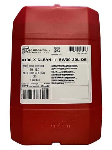 Motul 8100 X-clean+ 5W-30 20 Liter