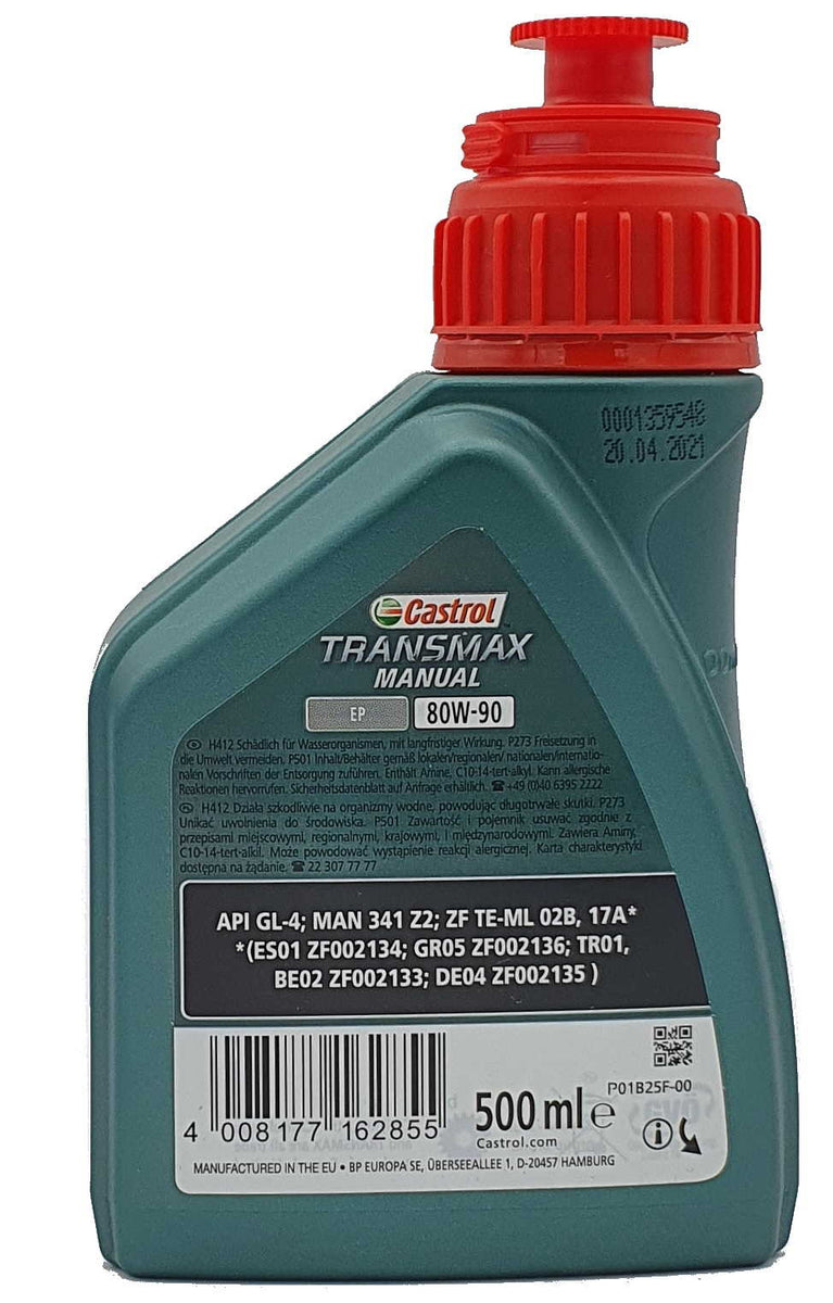 API GL 4+ Getriebeöl Castrol Transmax Manual EP 80W-90