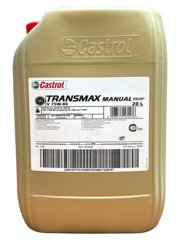 Castrol Transmax Manual V 75W-80 20 Liter