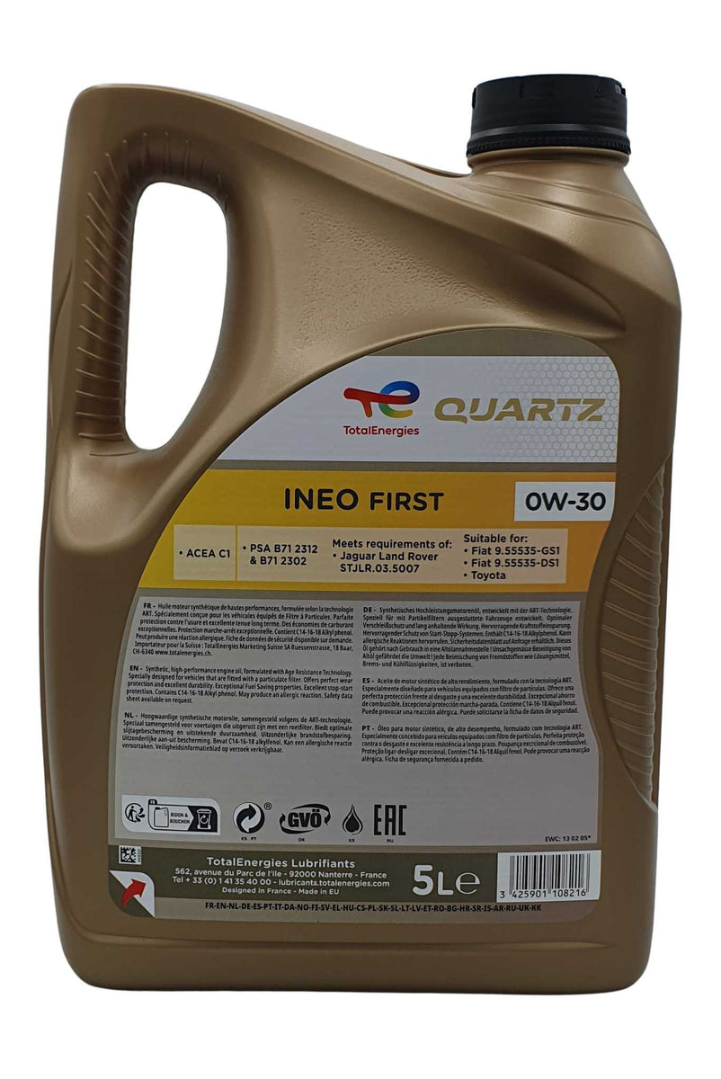 Total Quartz INEO First 0W-30 5 Liter – oel-billiger
