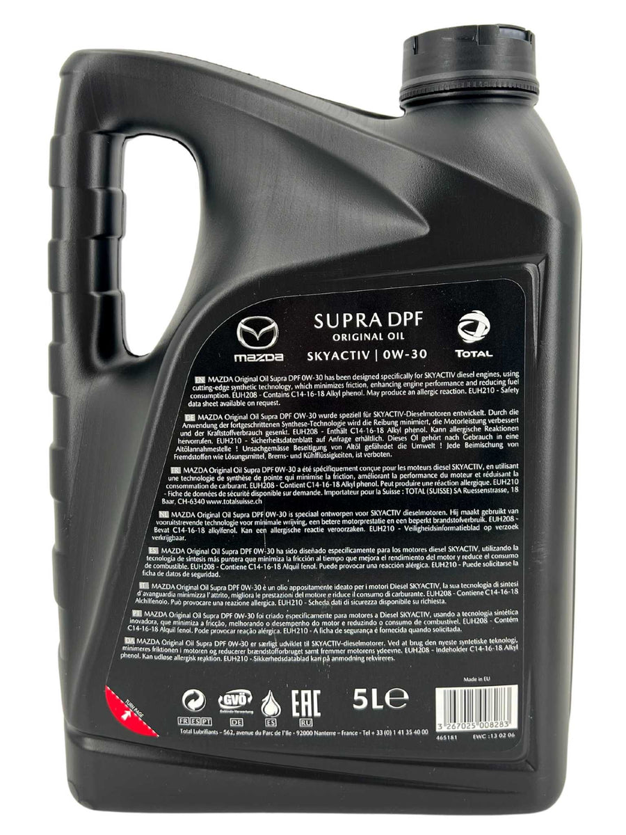 Mazda Original Oil Supra DPF Skyactiv-D 0W-30 5 Liter – oel-billiger