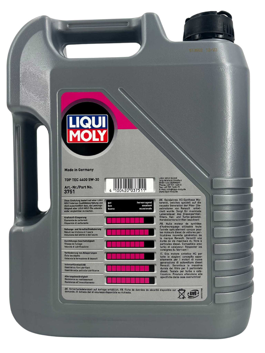 Liqui Moly Top Tec 4400 5W-30 5 Liter – oel-billiger