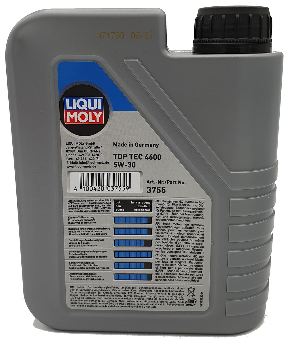 Liqui Moly Top Tec 4600 5W-30 1 Liter – oel-billiger