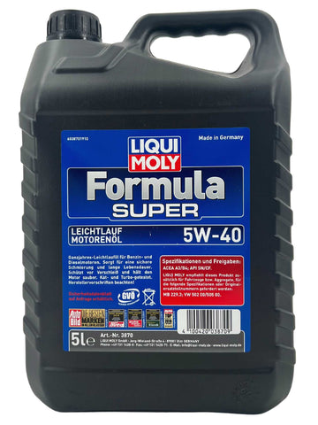 EOL! Liqui Moly Formula Super 5W-40 5 Liter