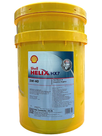 Shell Helix HX7 5W-40 20 Liter