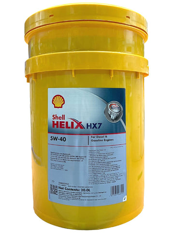 EOL! Shell Helix HX7 5W-40 20 Liter