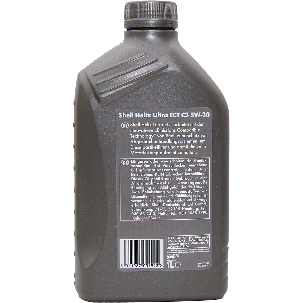 Shell Helix Ultra ECT C3 5W-30 1 Liter – oel-billiger
