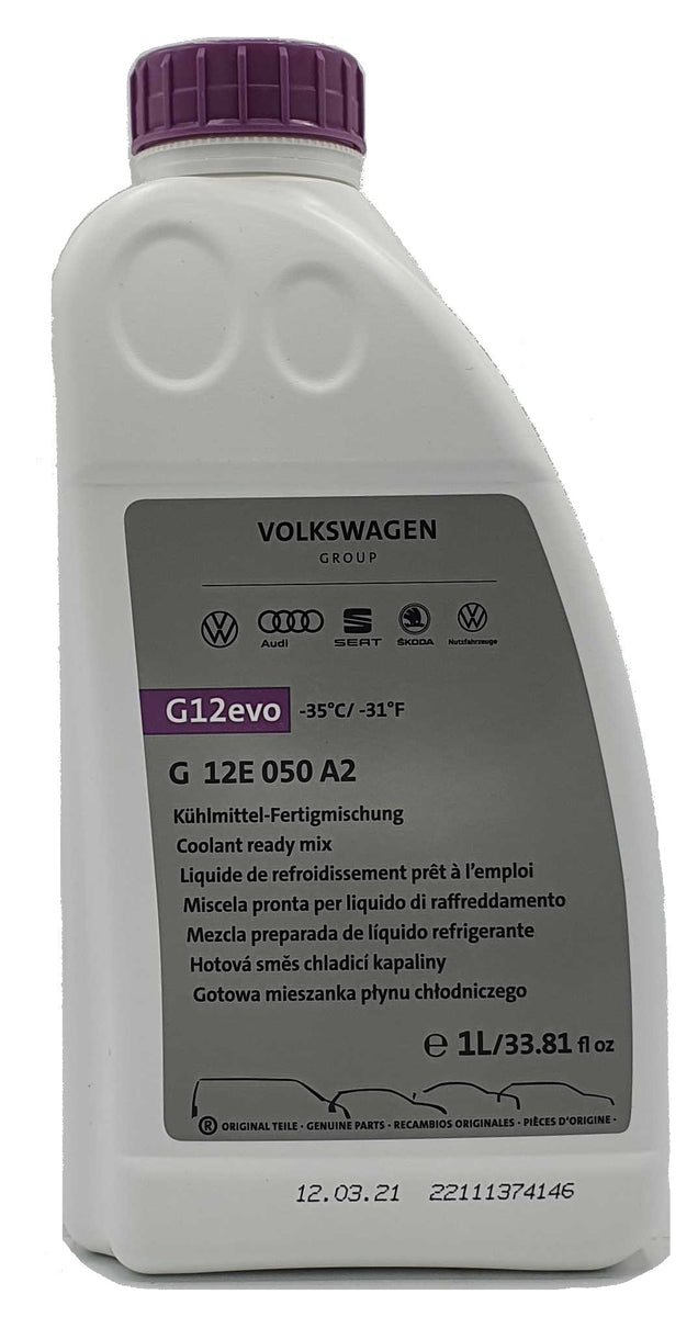 VW Original Kühlerfrostschutz G12EVO Ready Mix 1 Liter – oel-billiger