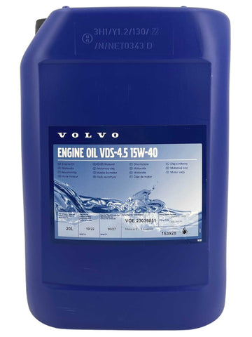 EOL! Original Volvo Engine Oil VDS-4.5 15W-40 20 Liter