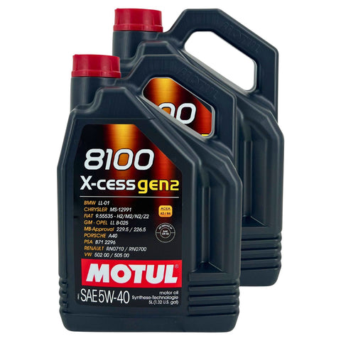 Motul 8100 X-cess GEN2 5W-40 5 Liter
