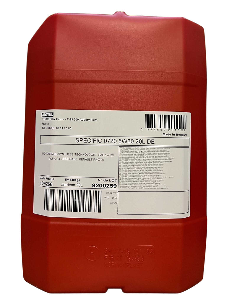 Motul Specific 5W-30 DPF 1L Synthetic Engine Oil – Renault RN0720 ACEA C4