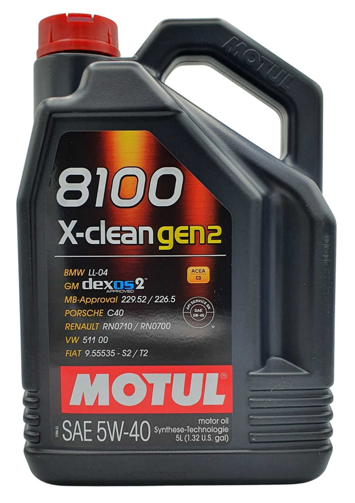 Motul 8100 X-clean GEN2 5W-40 5 Liter – oel-billiger