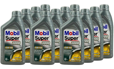 Mobil Super 3000 X1 5W-40 12x1 Liter