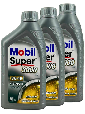 Mobil Super 3000 X1 5W-40 3x1 Liter