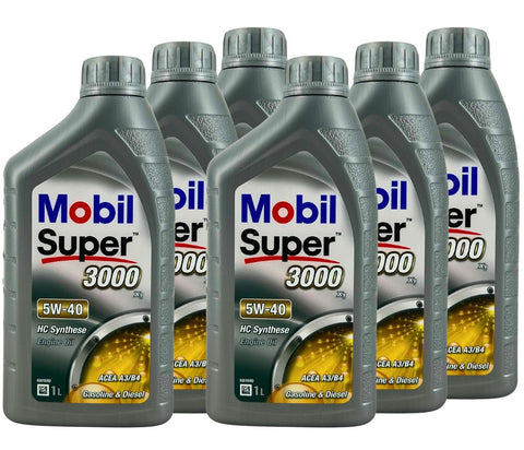 Mobil Super 3000 X1 5W-40 6x1 Liter