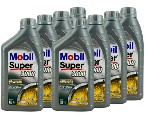 Mobil Super 3000 X1 5W-40 8x1 Liter