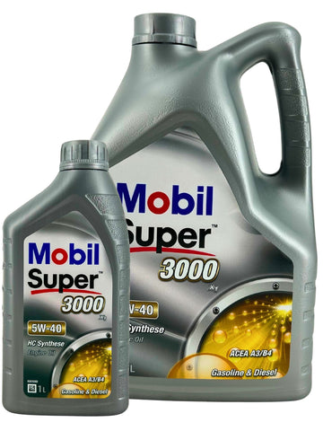 Mobil Super 3000 X1 5W-40 5+1 Liter