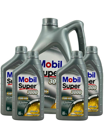 Mobil Super 3000 X1 5W-40 5+4 Liter