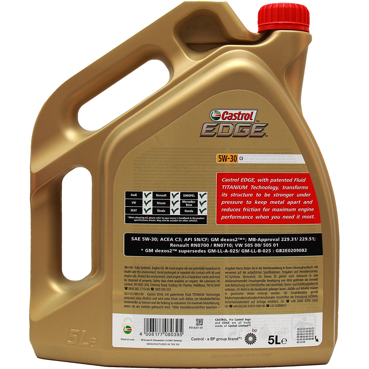 Castrol Edge 5W-30 C3 5 Liter – oel-billiger