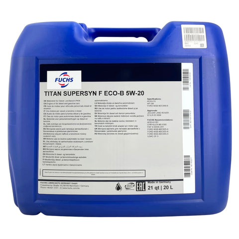 Fuchs Titan Supersyn F ECO-B 5W-20 20 Liter