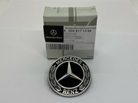 Original Mercedes-Benz Emblem A0008171801 Motorhaube schwarz A-Klasse –  oel-billiger