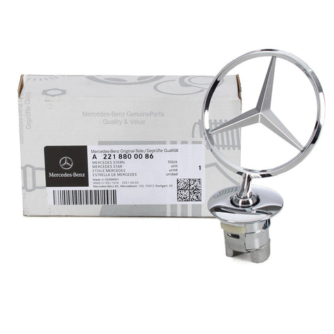 Original Mercedes-Benz Stern Motorhaube A2218800086 C-Klasse E-Klasse S-Klasse
