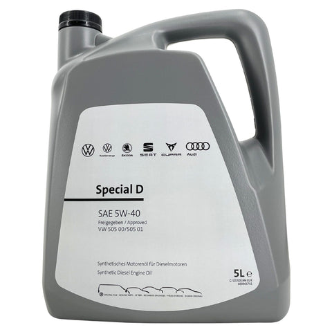 Original VW Audi Seat Skoda Special D SAE 5W-40 505.00 / 505.01 5 Liter
