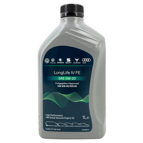 Original VW Audi Seat Skoda LongLife IV FE SAE 0W-20 508.00 / 509.00 1 Liter