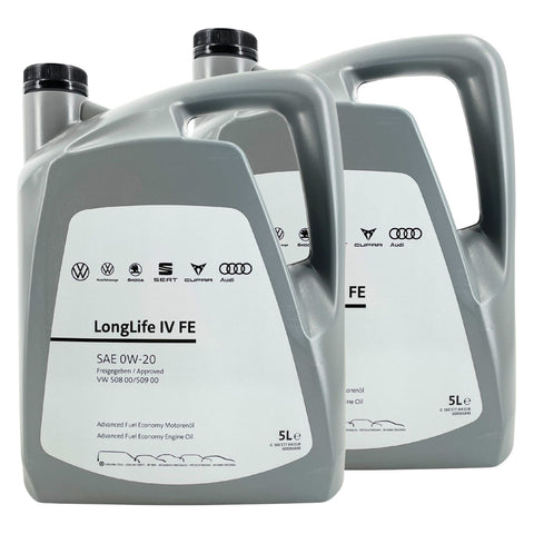Original VW Audi Seat Skoda LongLife IV FE SAE 0W-20 508.00 / 509.00 5 Liter